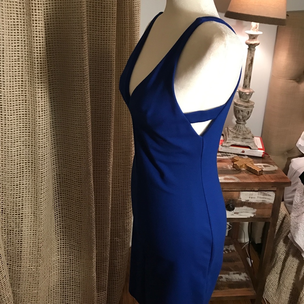 AMANDA UPRICHARD ROYAL BLUE DRESD - Picture 2 of 8